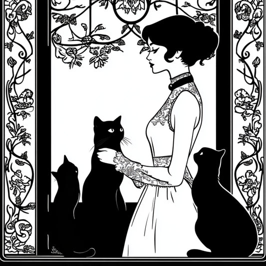 Art-deco style print Women's Relaxed T-Shirt